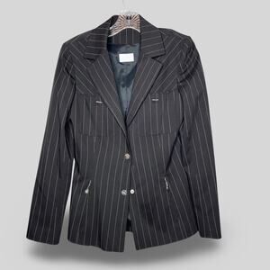 Absolu Pinstriped Blazer